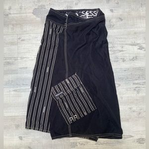 Sessions Black Swim Trunks - Waist 32